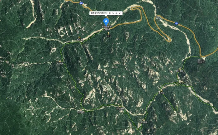 설악산 국립공원 흘림골 탐방로