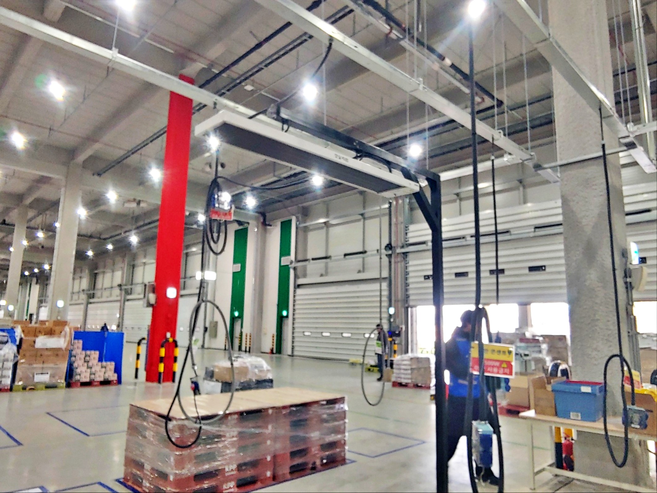 여주 공장 전기히터 설치현장2