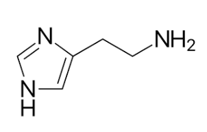 히스타민 화학구조