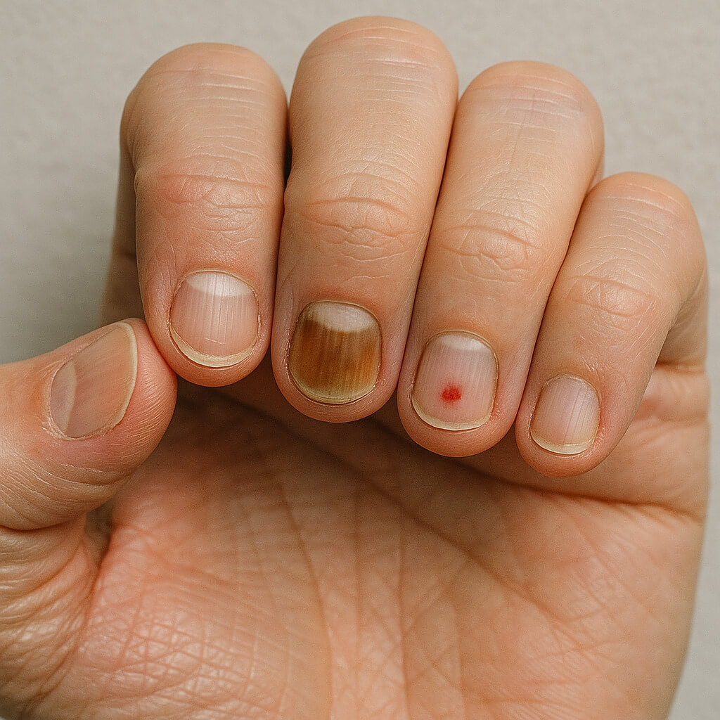 고령자의 손톱 질병 신호