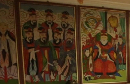 광명암의 벽걸이 그림