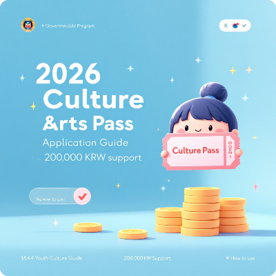 청년문화예술패스 신청방법.사용방법 이미지
