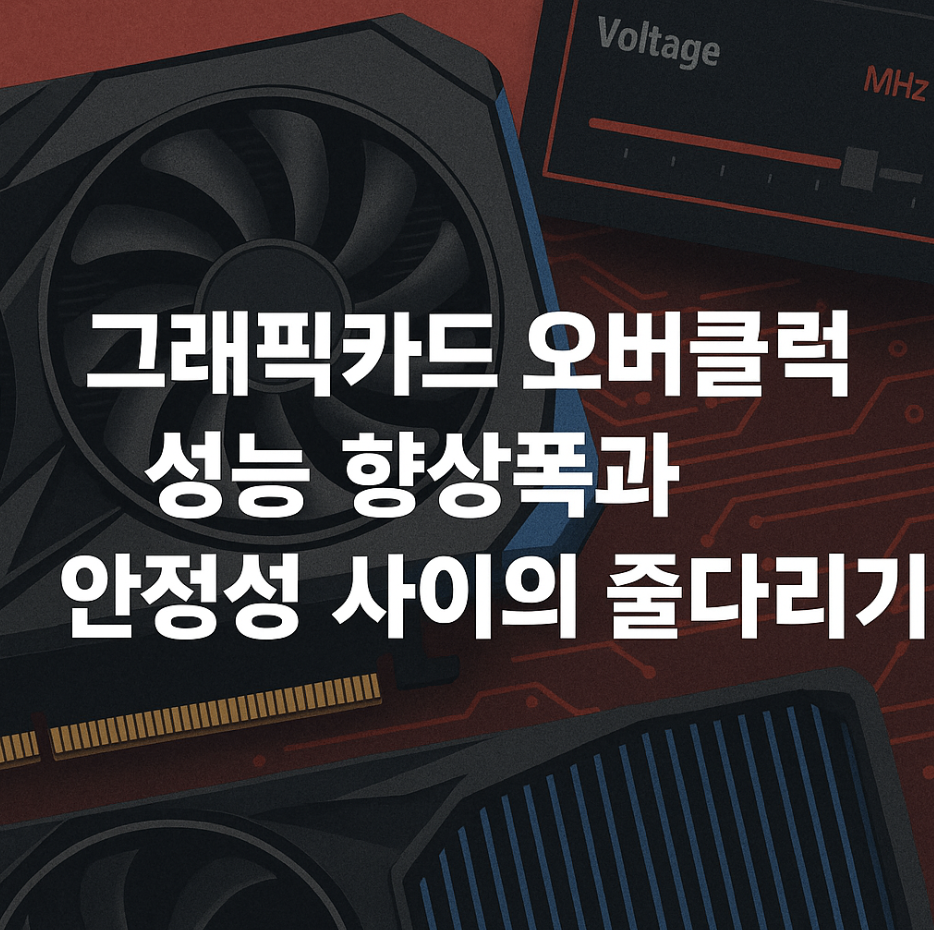 그래픽카드 오버클럭, 성능 향상폭과 안정성 사이의 줄다리기