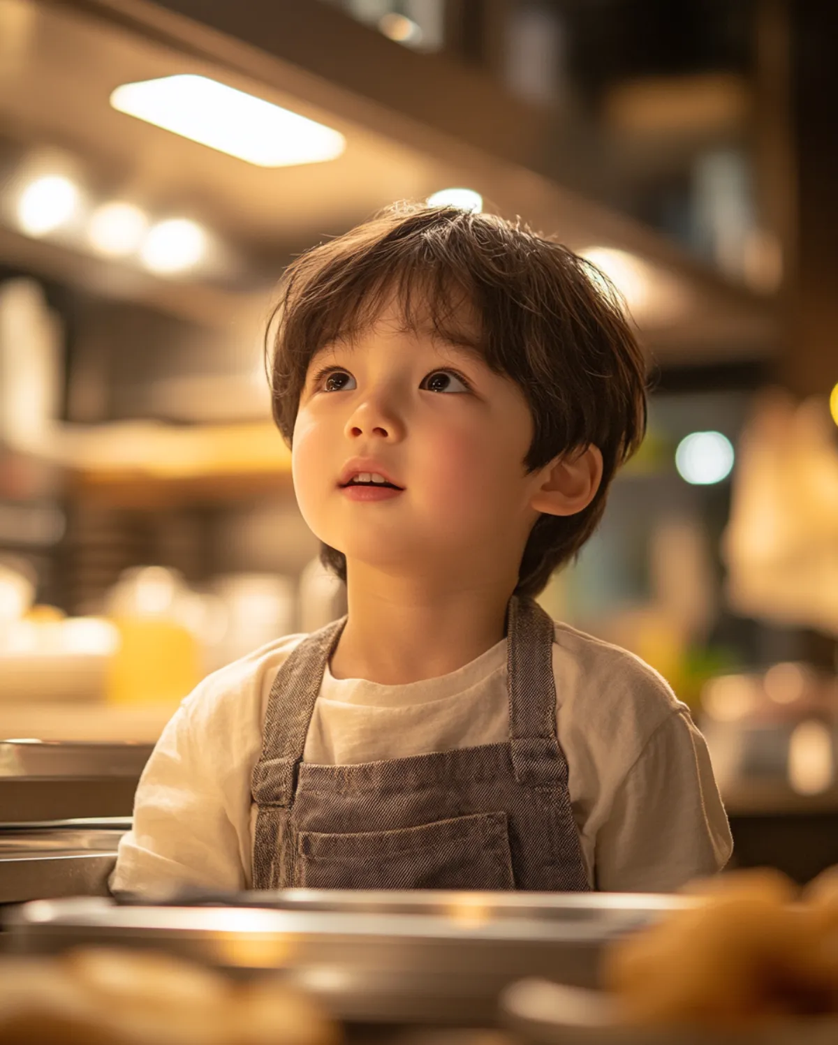 모던한-주방에서-엄마를-보고있는-한국아이02