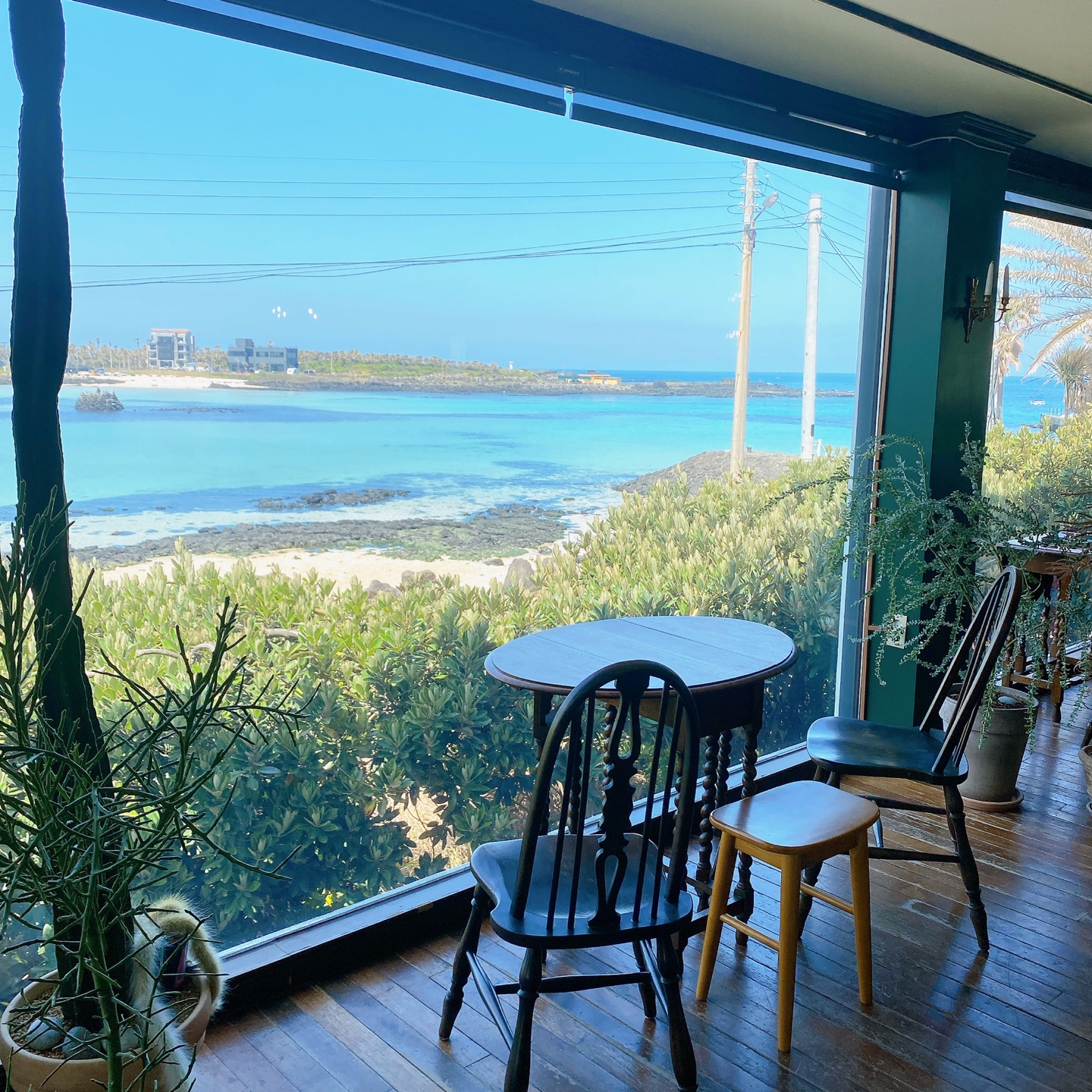 제주 조천 쇠물깍 함덕해수욕장 마피스 카페 빈티지 오션뷰