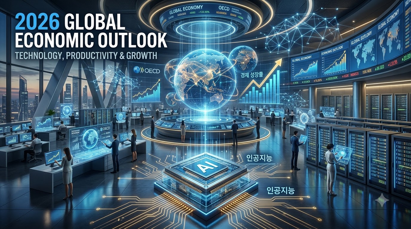 OECD 2026년 경제 성장률 2.9%, AI가 글로벌 리스크를 극복하는 방법