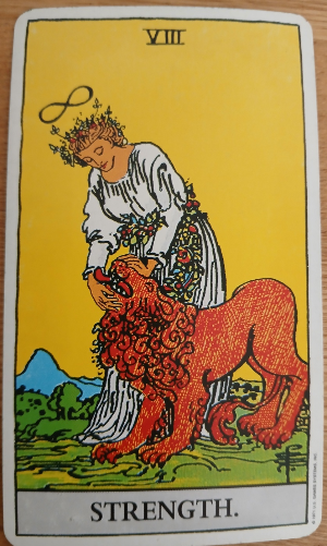 타로 8번 카드 이미지