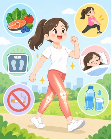 관절 건강을 위한 일상 관리 습관8