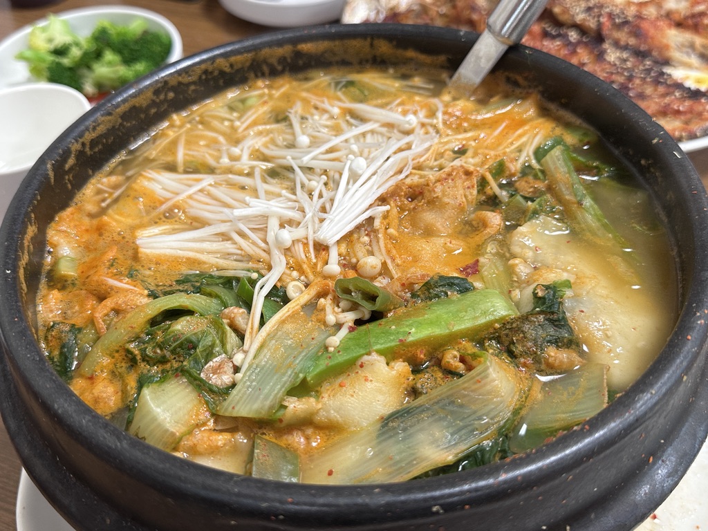 주막보리밥 털레기