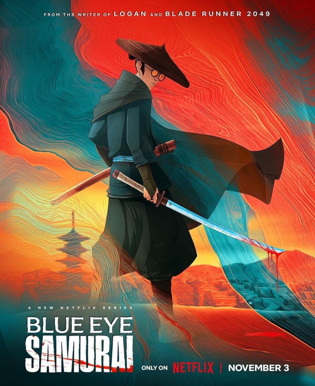 넷플리스 블루 아이 사무라이 포스터