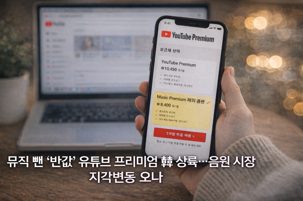 유튜브 프리미엄 라이트 반값 상륙, 멜론 지니 직격탄?