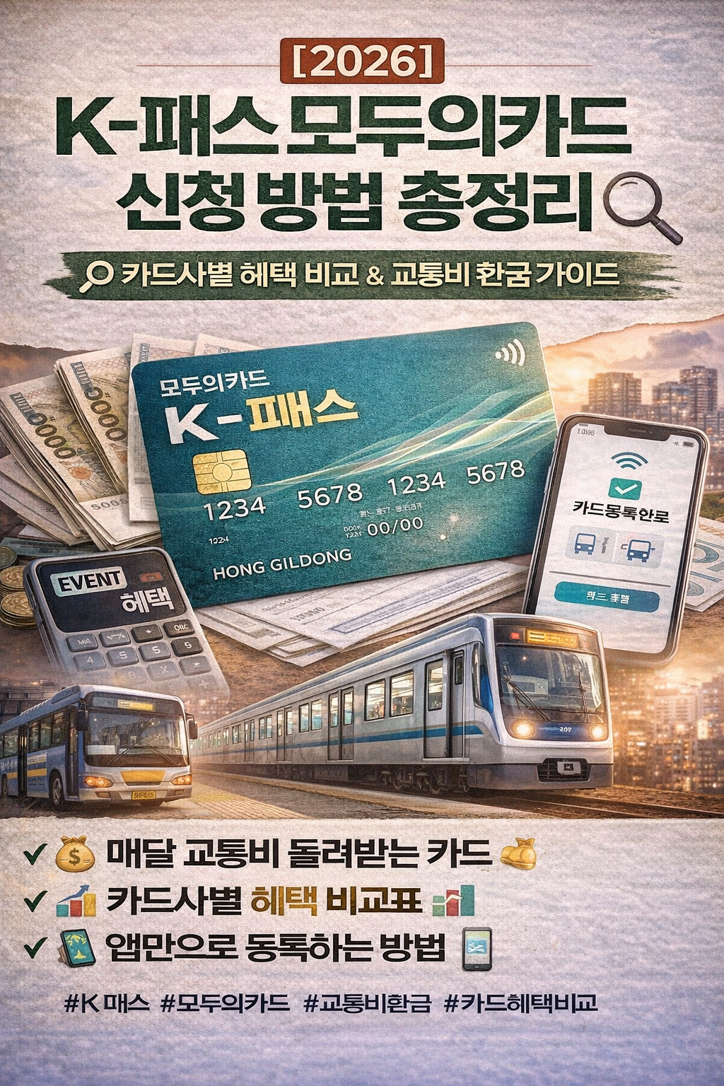 K-패스 모두의 카드 관련 사진