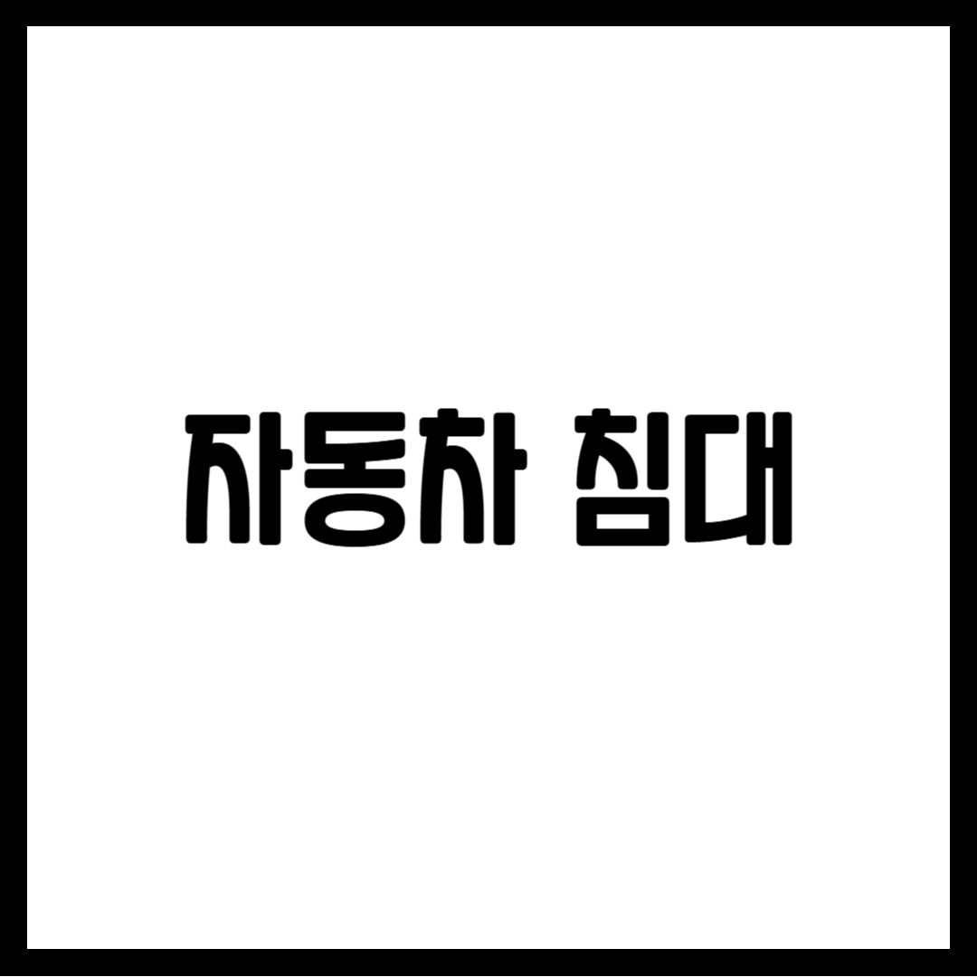 자동차 침대