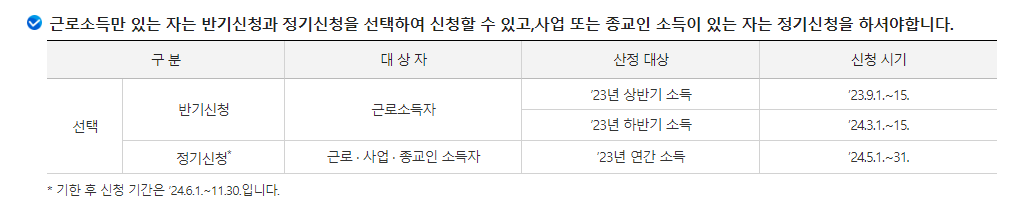 근로장려금 신청 방법 , 조건, 신청 기간 지급일 금액 확인하기