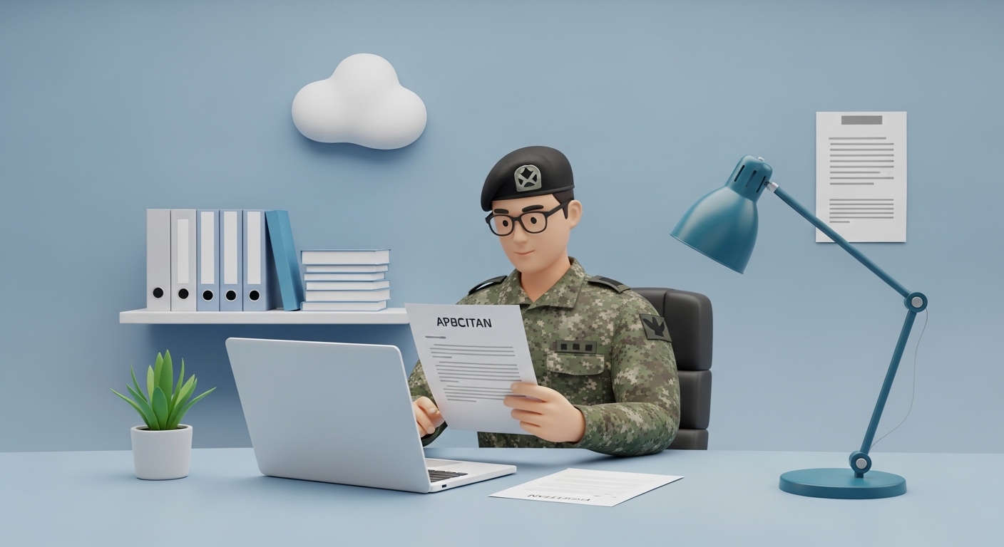 사회복무요원취업, 내일배움카드서류