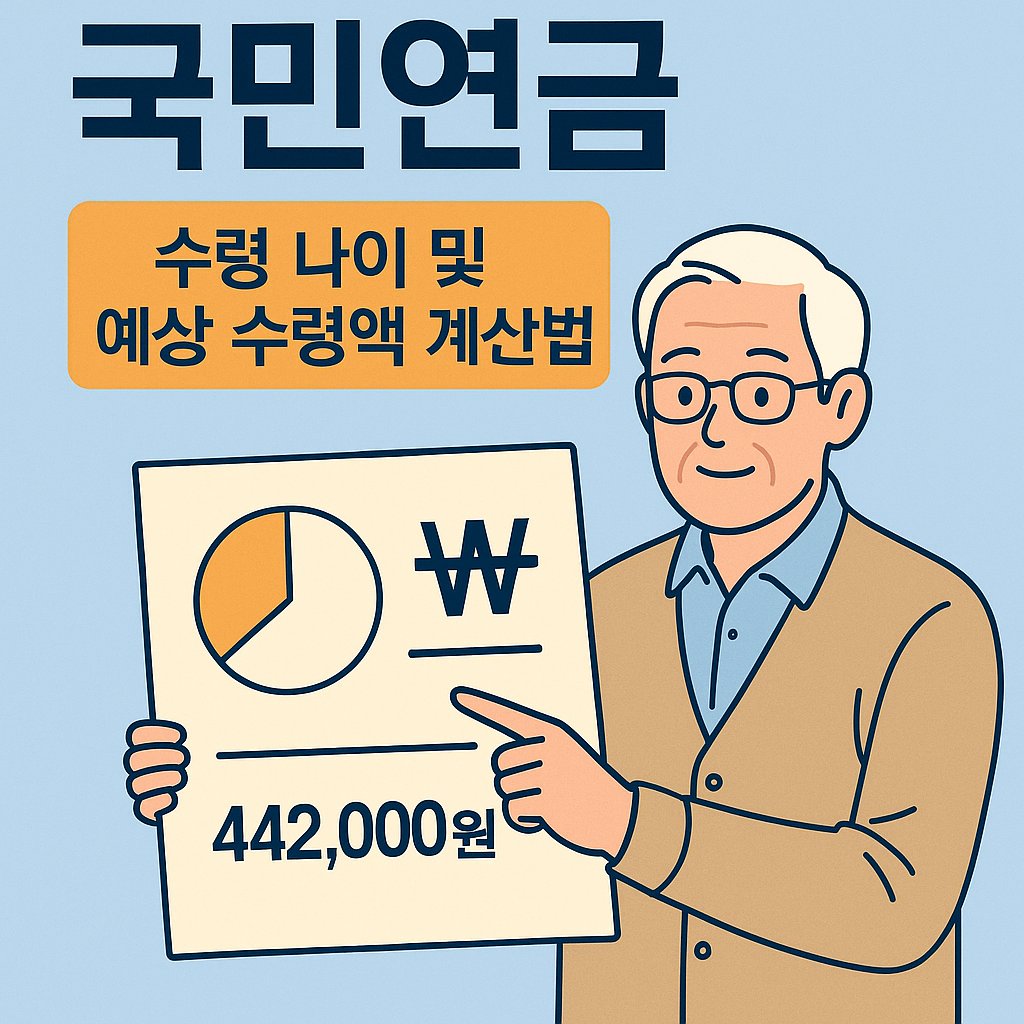 국민연금 수령 나이 및 예상 수령액 계산법 (2025년 최신 기준)