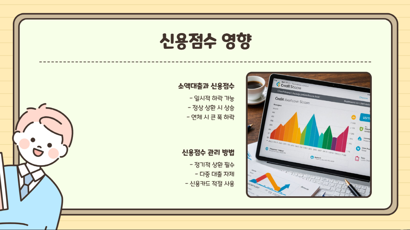 신용점수 하락 가능성