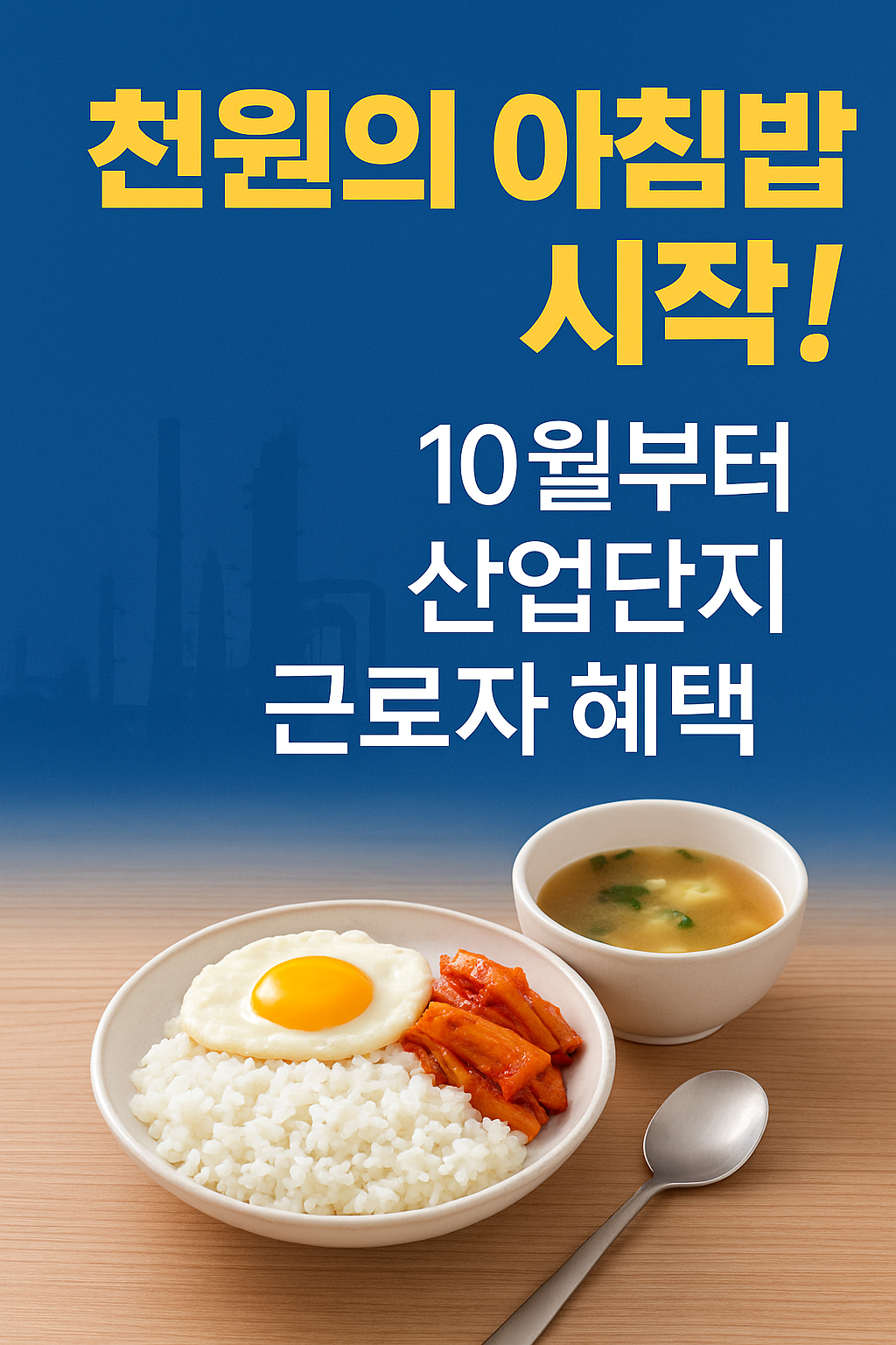 천원의 아침밥 시작