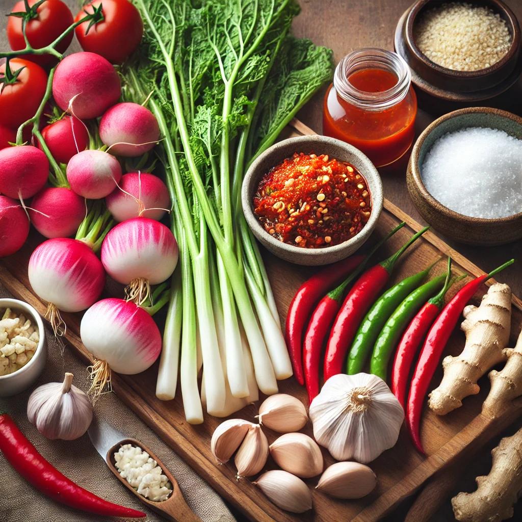 알타리김치재료