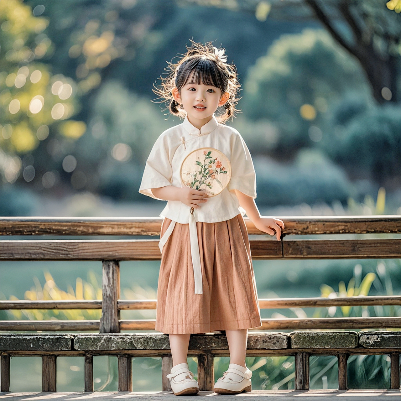 개량한복을 입은 아이