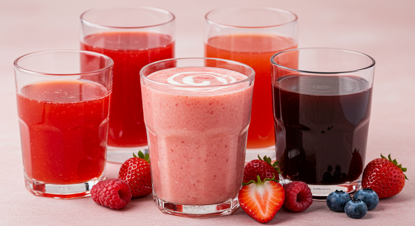 보리수 열매 주스