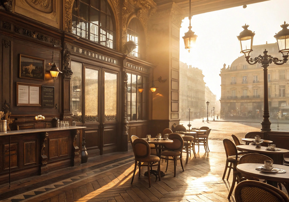 독일 괴를리츠의 클래식한 유럽풍 카페