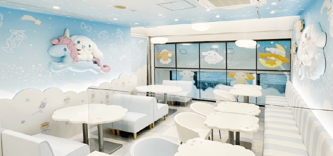 오사카 시나모롤 카페 난바 스페셜 룸 이미지