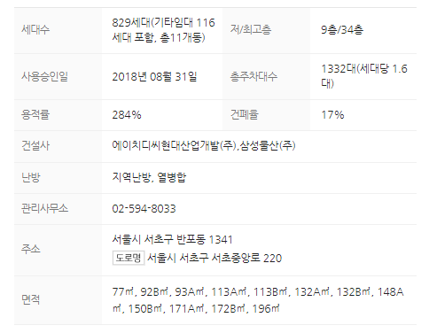 단지정보