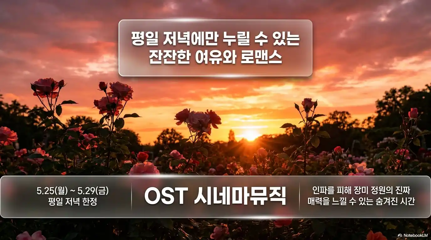 곡성 장미축제 평일 저녁 시네마 뮤직 콘서트
