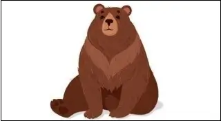 쌀가마니 위에 곰이 앉아있는꿈