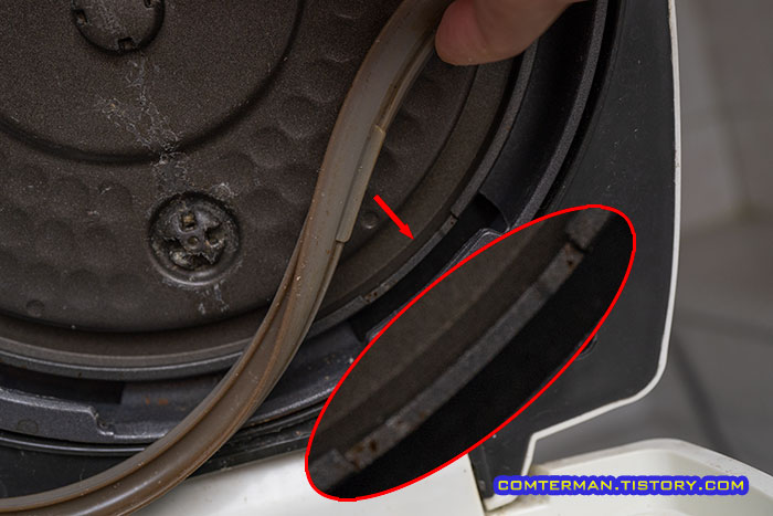 쿠쿠 압력솥 실리콘 패킹 기준점