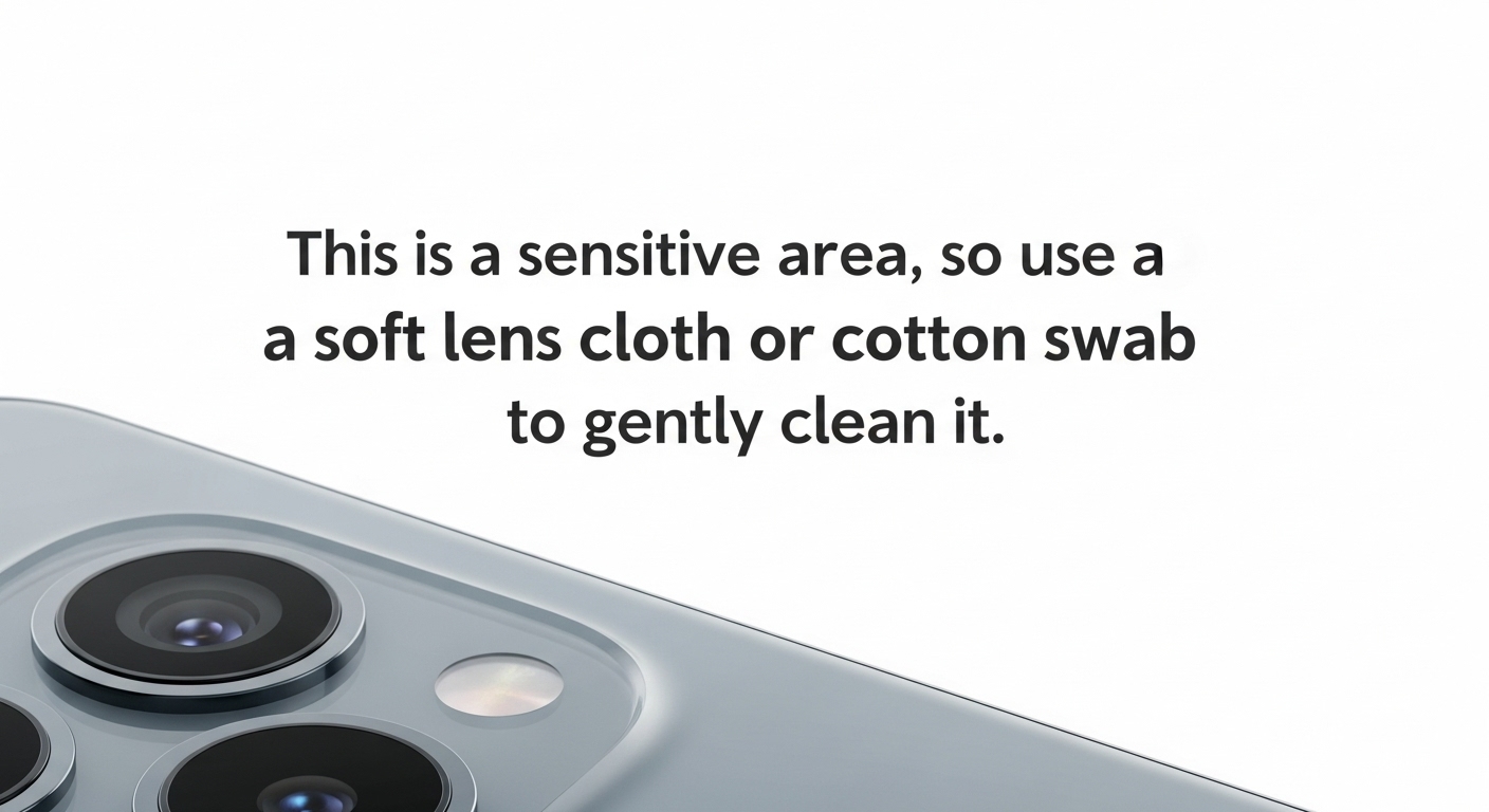 부드러운 렌즈용 천이나 면봉을 사용