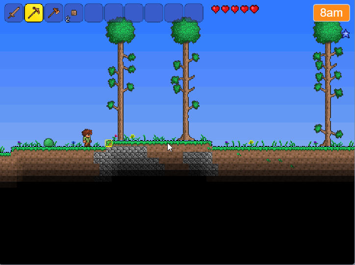 테라리아 플레이화면1