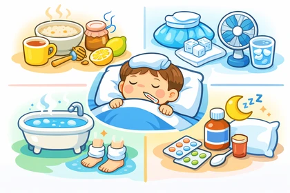 열감기 시 체온 낮추는 방법 설명6