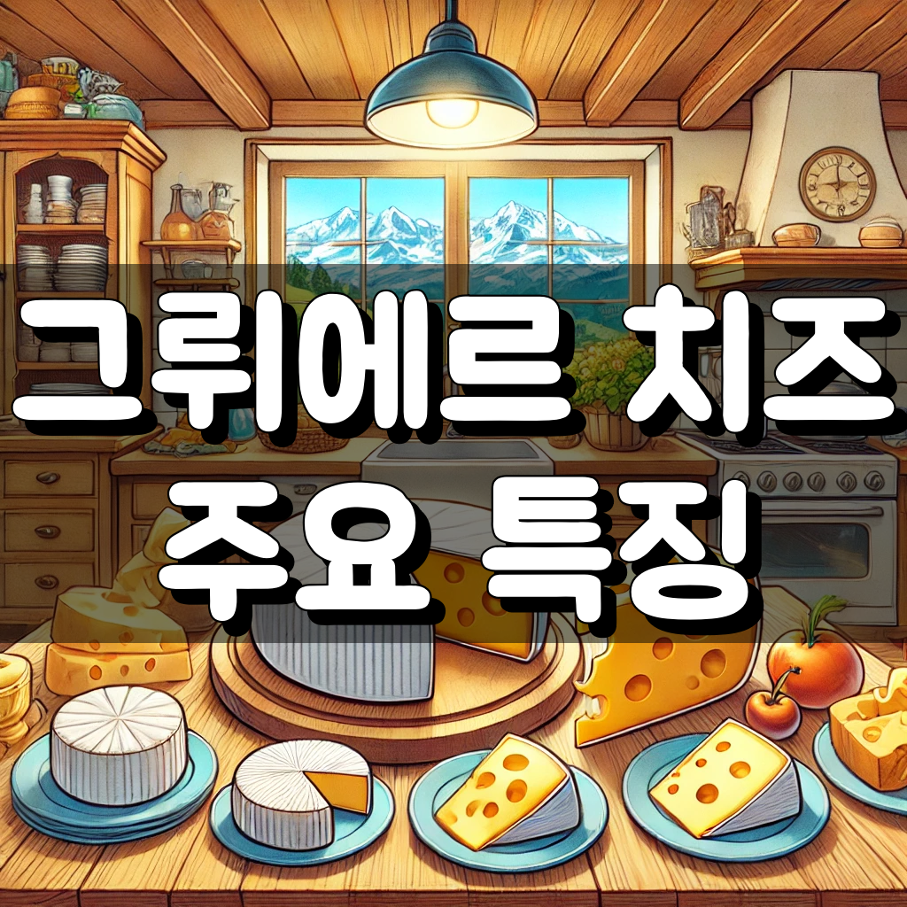 그뤼에르 치즈 뜻부터 대표 요리까지 간단히 알아보기 대표 이미지