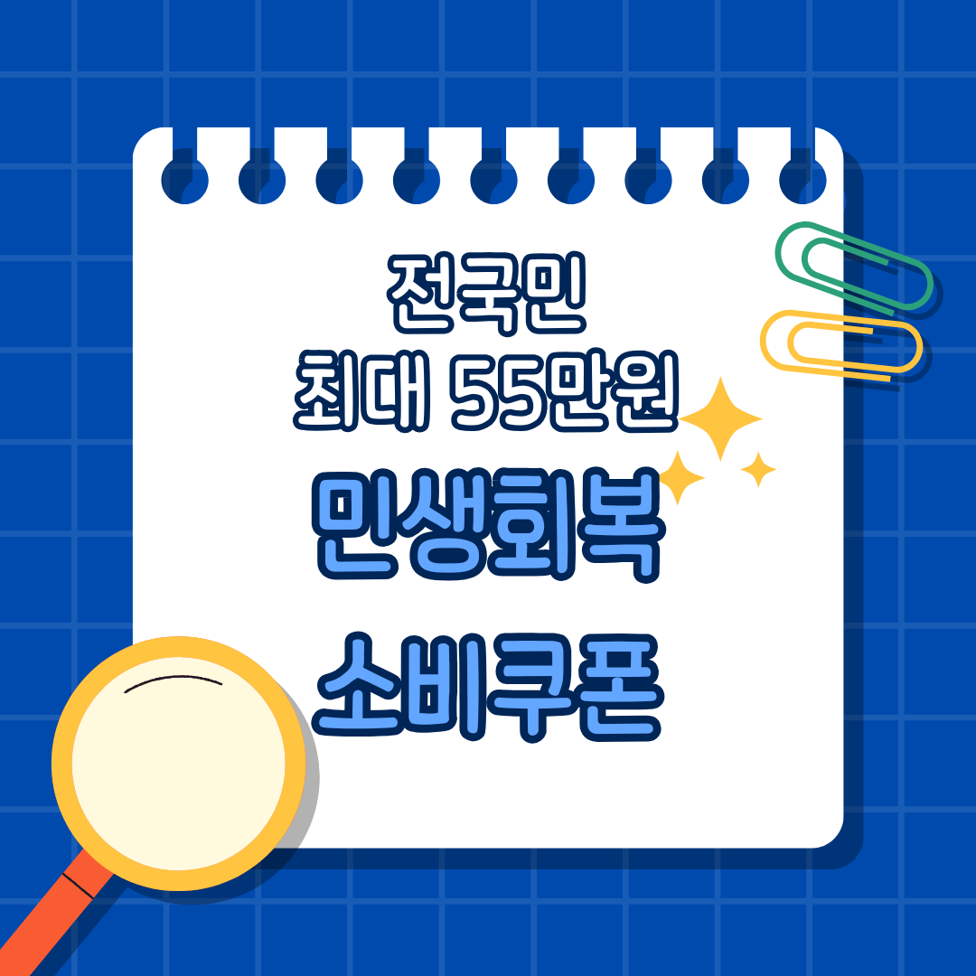 민생회복 소비쿠폰