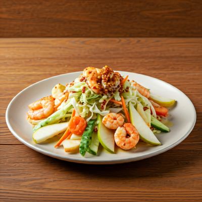 배추 과일 겨자채