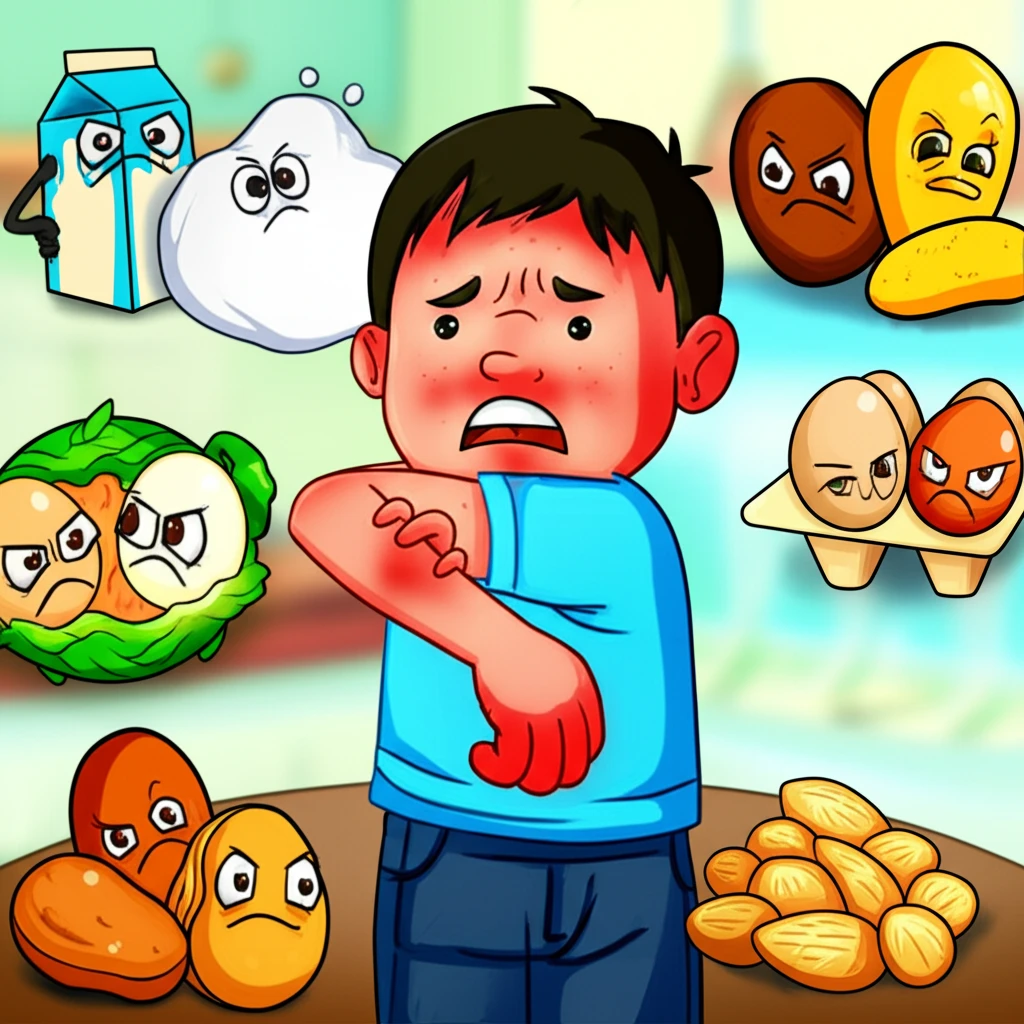 아토피 피부염, 유발 음식 찾고 건강..