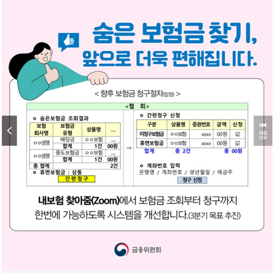 숨은보험금 찾는방법