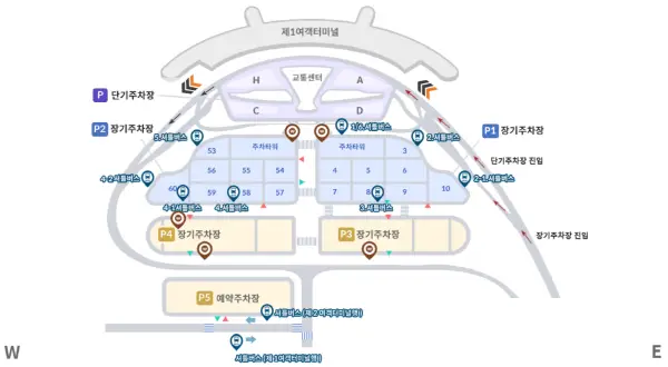 인천공항 제1여객터미널 장기주차장