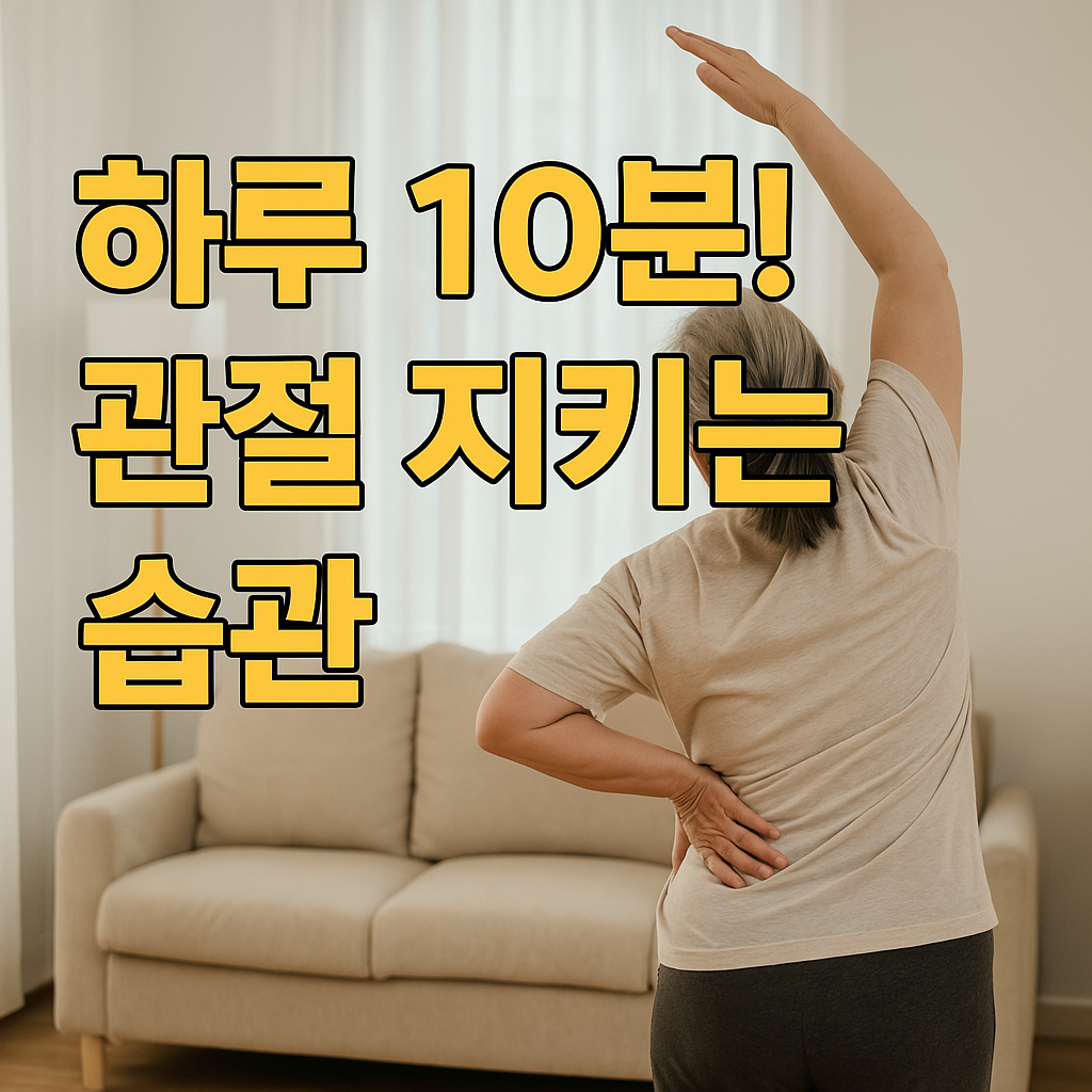 부모님을 위한 관절 건강 루틴: 하루 10분 스트레칭으로 시작하세요