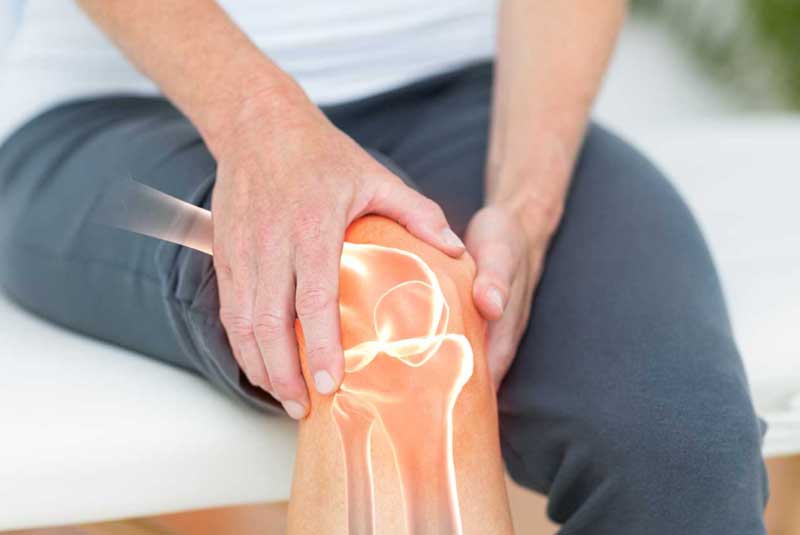 무릎뼈와 연골 통증 관련 이미지