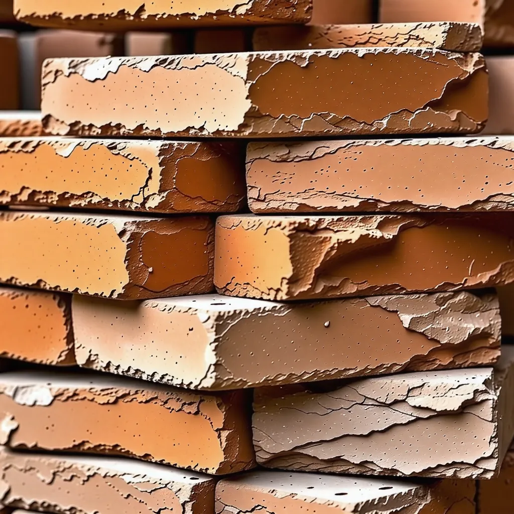 벽돌 종류별 가격 시각적 이미지