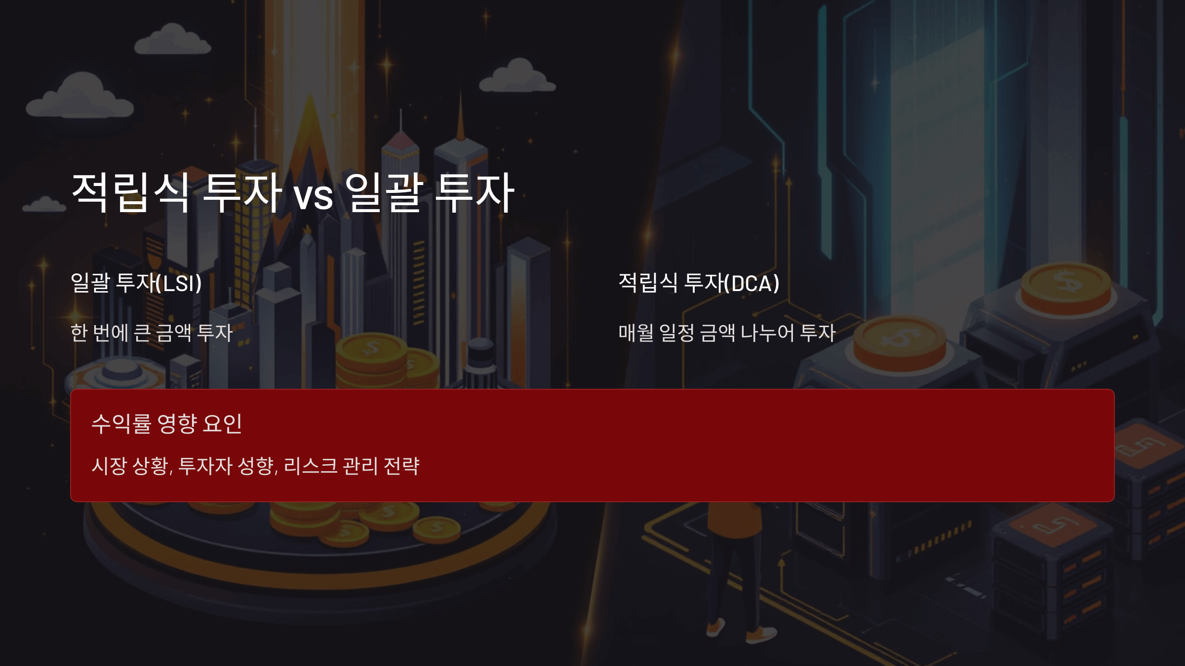 적립식 투자 vs 일괄 투자, 어느 것이 더 유리할까?