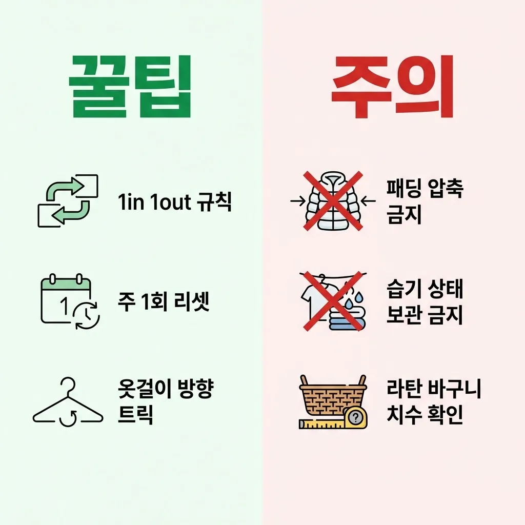 수납템 유지 관리 꿀팁과 주의사항 정리