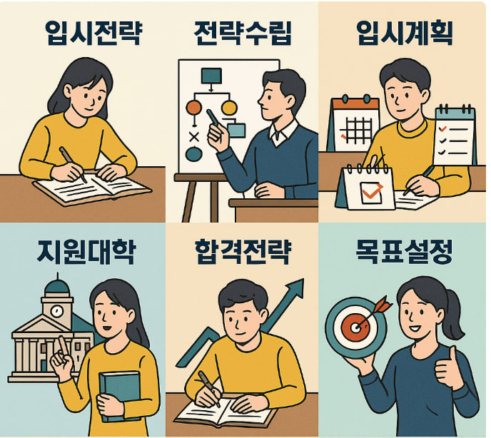 입시성공 전략에 대한 이미지