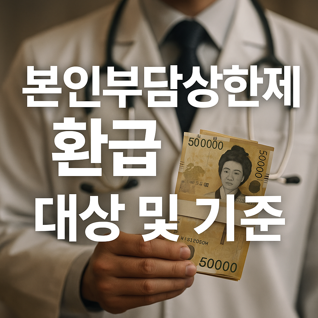 본인부담상한제 환급 대상 및 기준, 2025 최신 정리