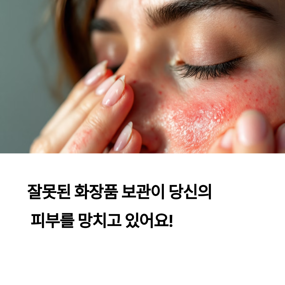 잘못된 보관으로 생기는 피부 트러블