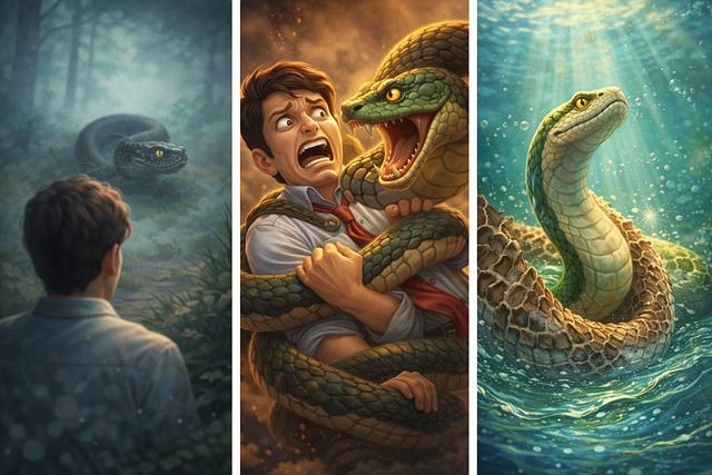 뱀 꿈해몽 - 상황별 뱀 꿈해몽 완벽정리