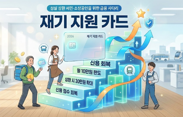 2026년 서민 소상공인 재기 지원 카드 신청 방법 및 자격 총정리